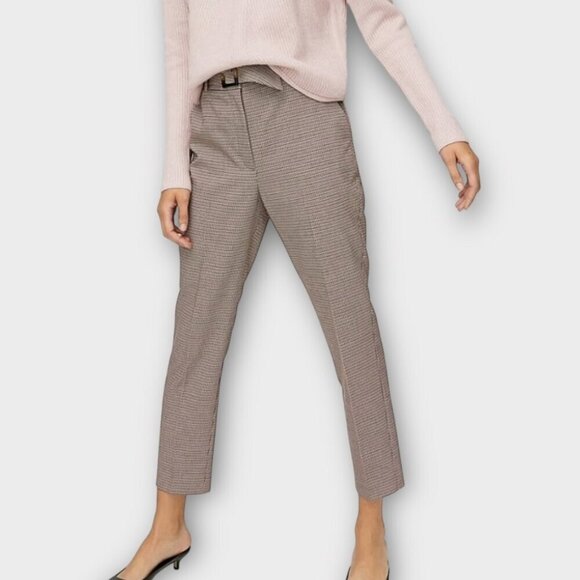 Aritzia Babaton Atelier Walker Houndstooth Ankle Pants - Picture 1 of 12